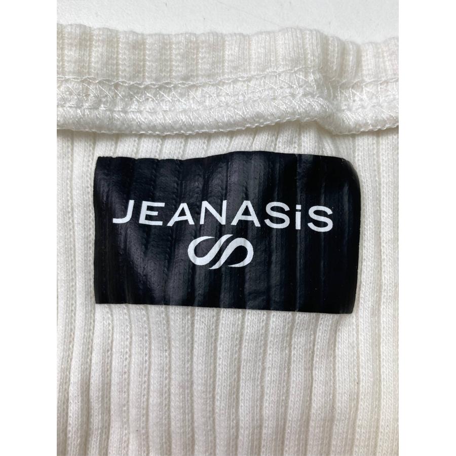 JEANASIS ジーナシス トップス F アイボリー コットン ストレッチ 無地 ショート丈 レディース | JEANASIS | 02