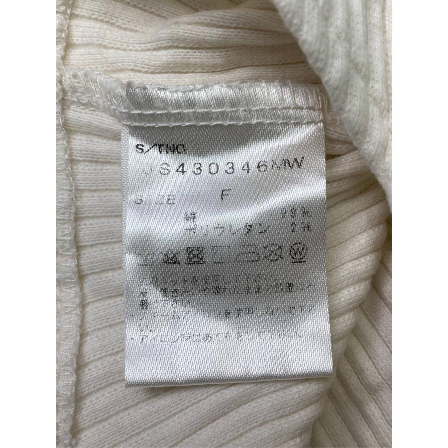 JEANASIS ジーナシス トップス F アイボリー コットン ストレッチ 無地 ショート丈 レディース | JEANASIS | 03