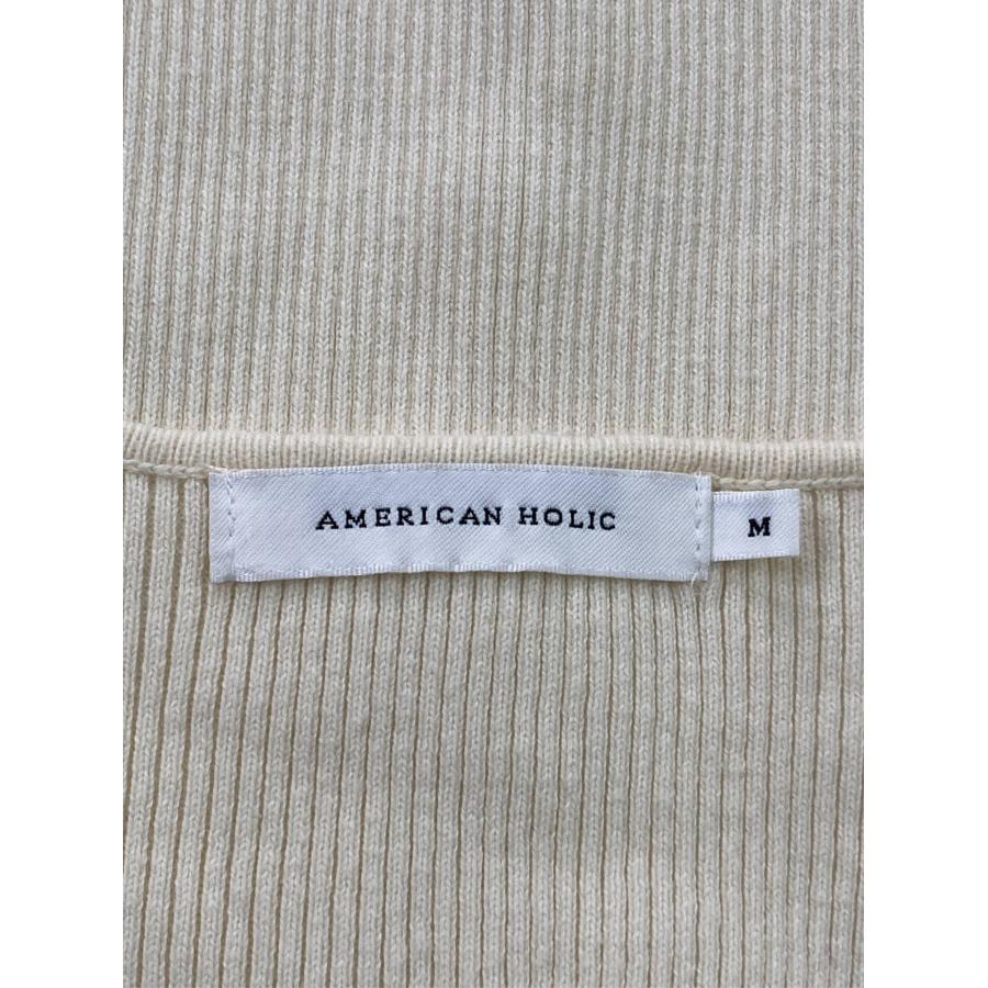 AMERICAN HOLIC アメリカンホリック カーディガン/ボレロ M アイボリー コットン 無地 ショート丈 長袖 レディース | AMERICAN HOLIC | 02