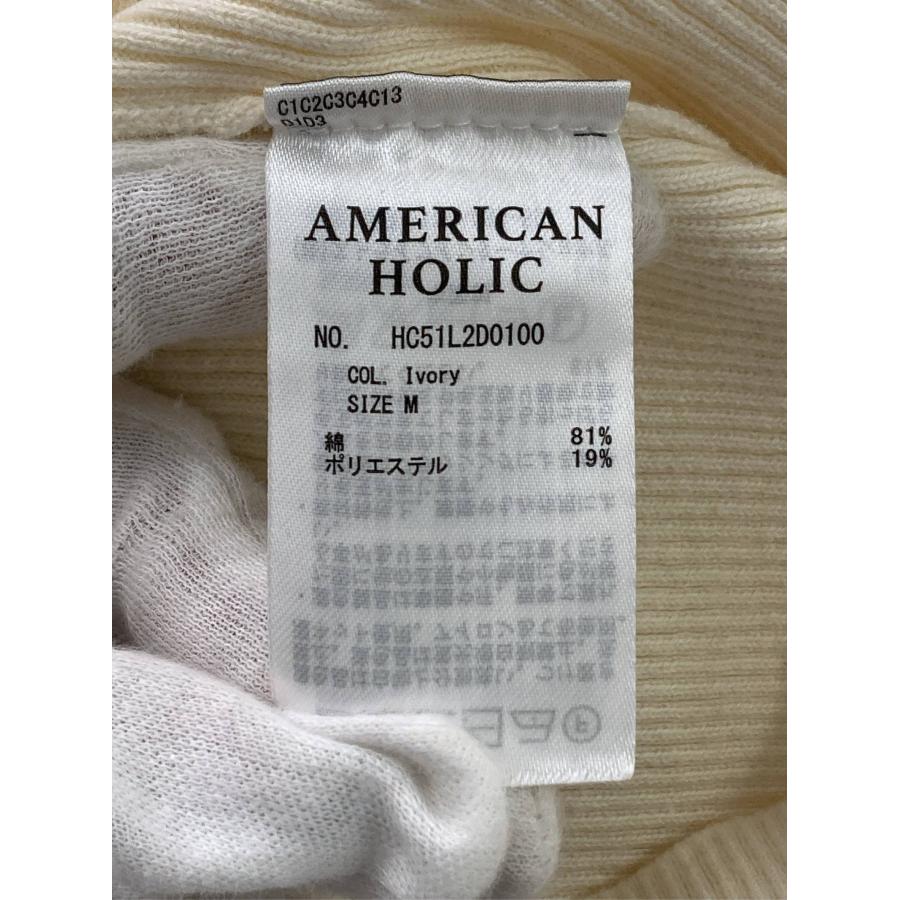 AMERICAN HOLIC アメリカンホリック カーディガン/ボレロ M アイボリー コットン 無地 ショート丈 長袖 レディース | AMERICAN HOLIC | 04