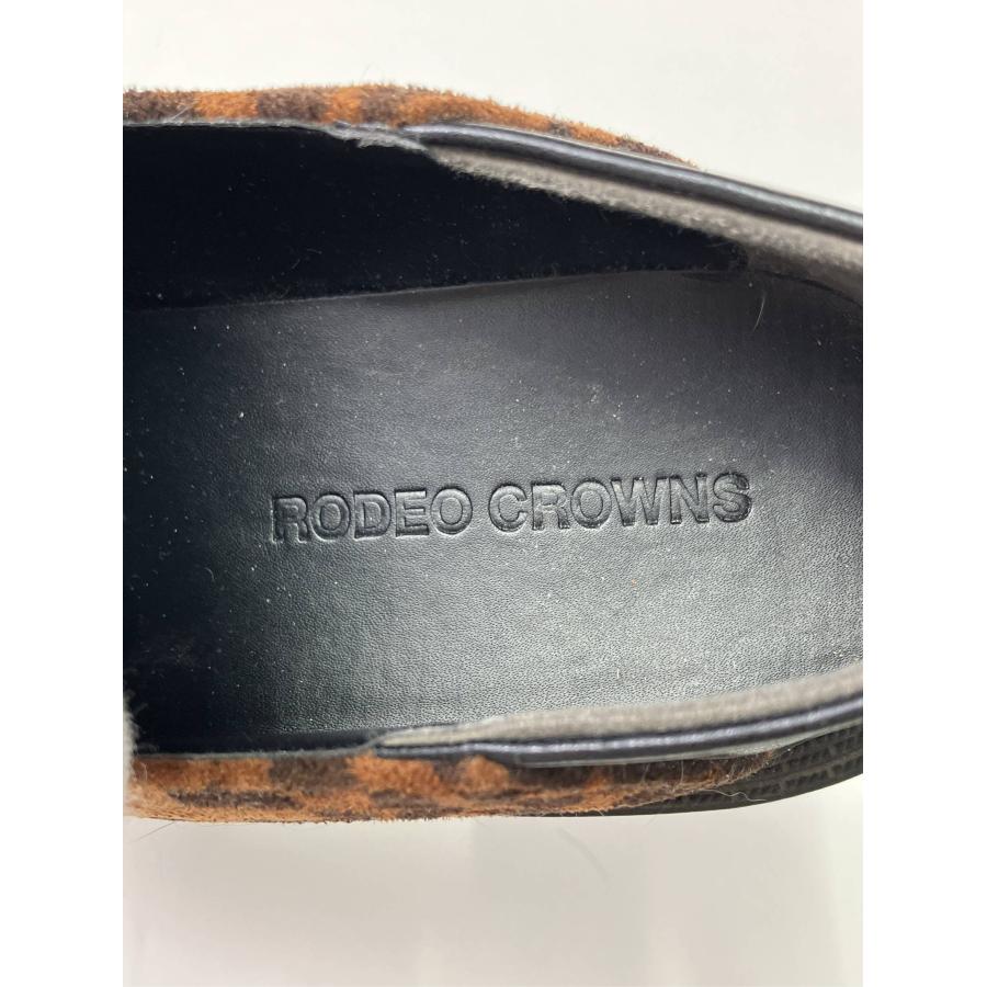 RODEO CROWNS ロデオクラウンズ ローファー ブラウン 合成皮革/人工皮革 スエード レオパード柄 3.1〜5cm レディース |  | 05