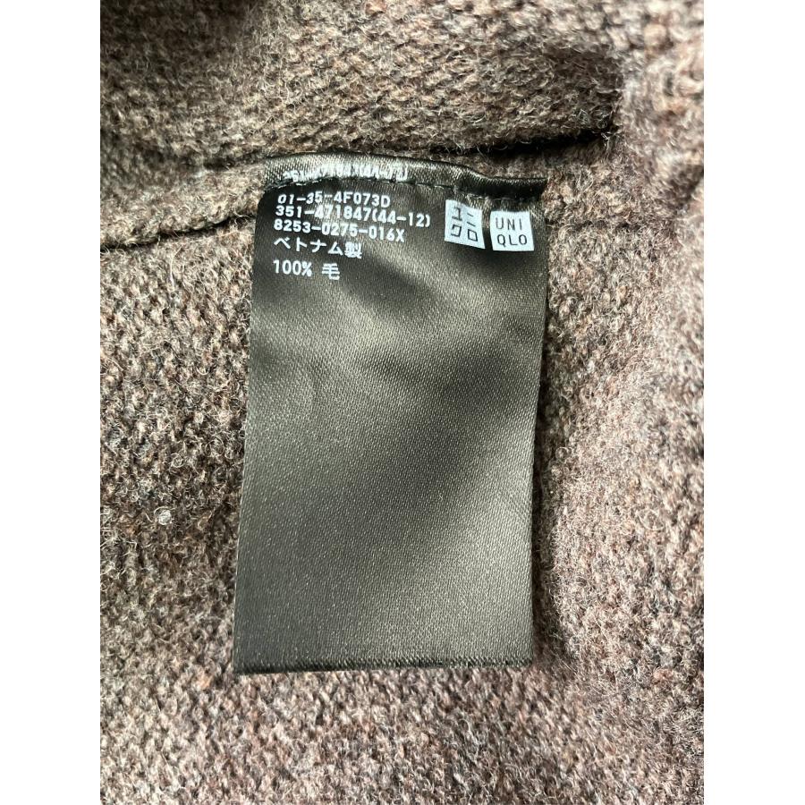 UNIQLO U ユニクロユー カーディガン/ボレロ M ブラウン ウール・ニット 無地 ミドル丈 長袖 メンズ |  | 03
