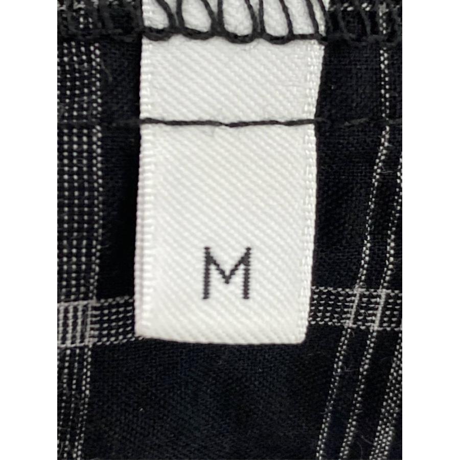 GLOBAL WORK グローバルワーク ワンピース M ブラック コットン チェック柄 袖なし ひざ丈 フレア ティアード レディース | GLOBAL WORK | 04
