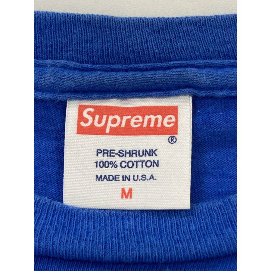Supreme ロゴプリント カットソー Mサイズ Supreme（シュプリーム） Tシャツ/カットソー M ブルー 前面プリント