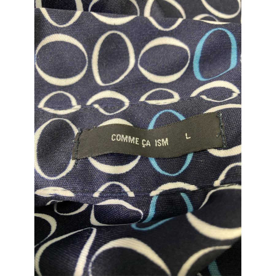 COMME CA ISM コムサイズム シャツワンピース L ネイビー その他総柄 半袖 ひざ丈 レディース | COMME CA ISM | 02