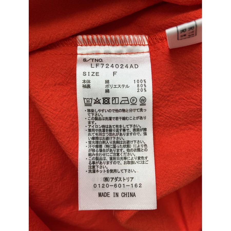 LOWRYS FARM ローリーズファーム ワンピース F レッド コットン 無地 リボン 半袖 ロング・マキシ丈 レディース | LOWRYS FARM | 04