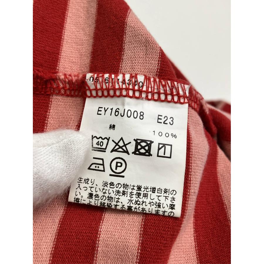 agns b. アニエスベー Tシャツ/カットソー 2 レッド ボーダー柄 ミドル丈 半袖 クルーネック(丸首) メンズ |  | 04