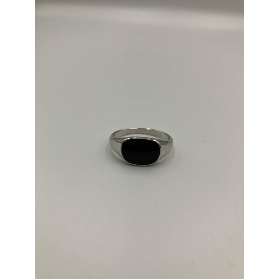 リング シルバー その他金属 オニキス メンズ レディース | 