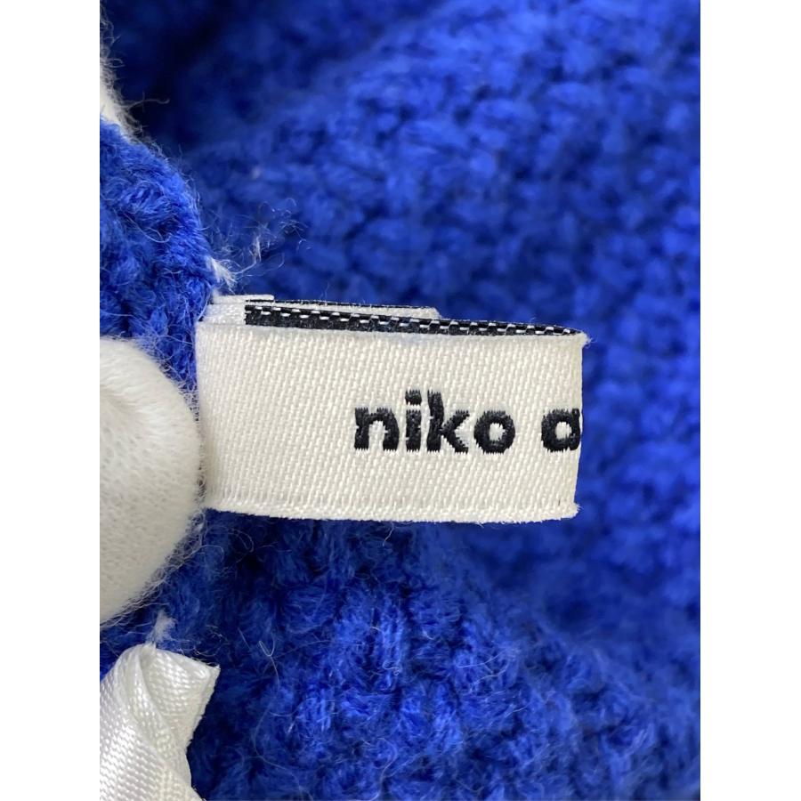 niko and ... ニコアンド カーディガン/ボレロ M ブルー ウール・ニット 無地 ミドル丈 長袖 レディース |  | 02