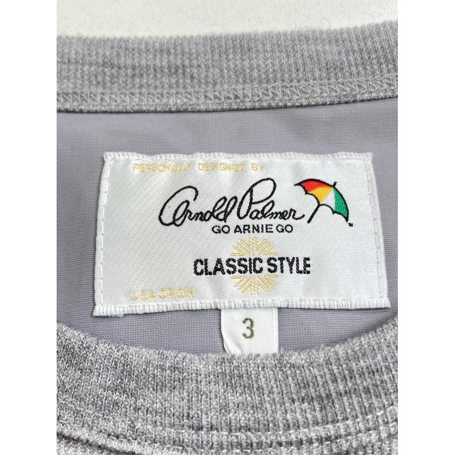 Arnold Palmer アーノルドパーマー ワンピース 3 グレー 無地 ワンポイント 半端袖 長袖 ひざ丈 タイト レディース | Arnold Palmer | 02
