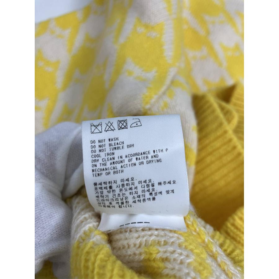 pushBUTTON ニット/セーター S イエロー ウール・ニット その他総柄 ミドル丈 長袖 クルーネック(丸首) レディース |  | 05