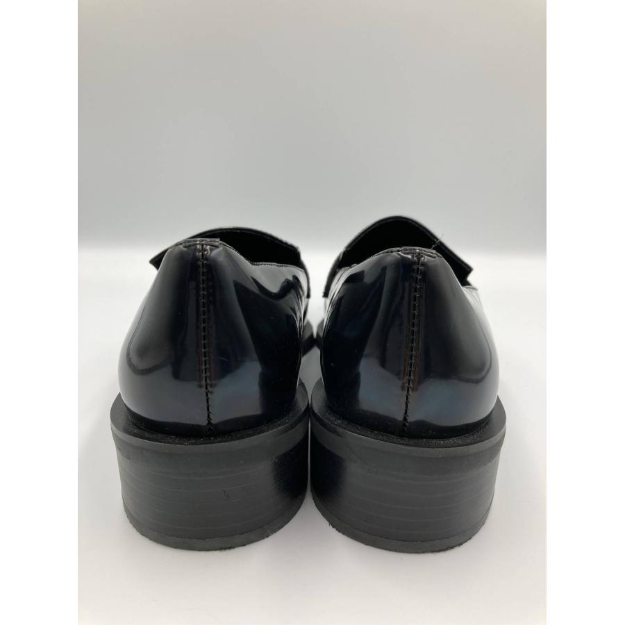 Odette e odile ローファー 23 ブラック エナメル レザー・本革 無地 〜3cm コインローファー レディース |  | 02