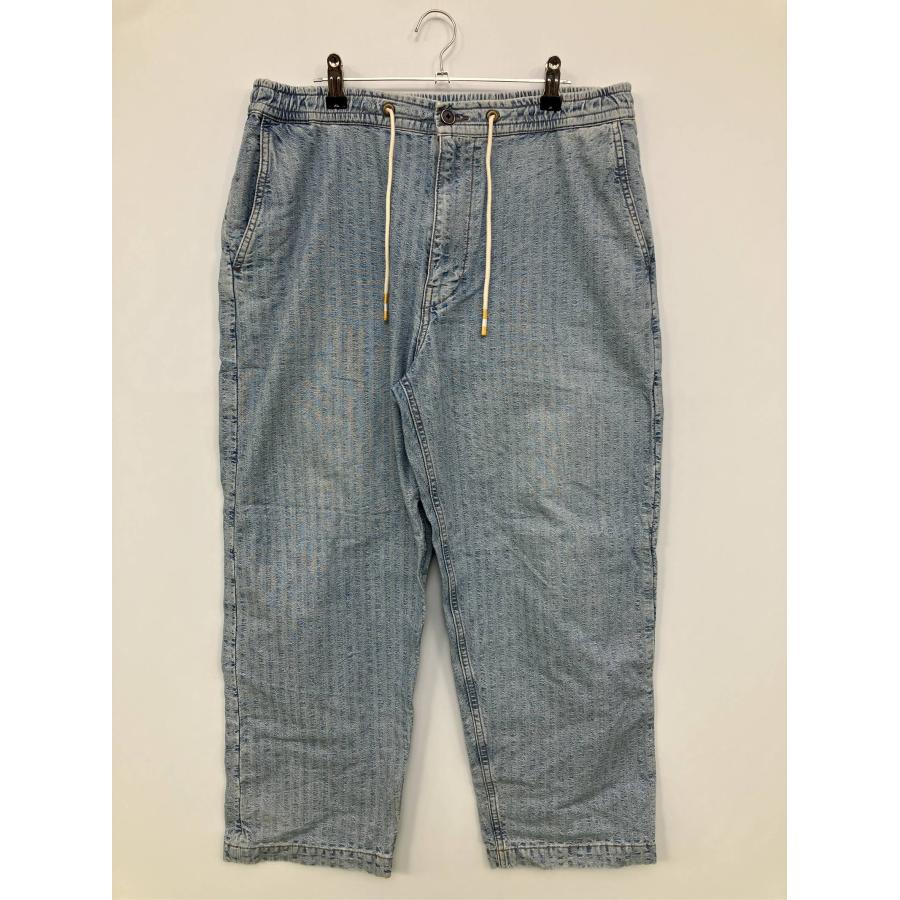 Levi's リーバイス デニムパンツ M ブルー クロップド・半端丈 ストライプ柄 ワイド・ルーズ テーパード ウエストゴム・紐 レギュラー メンズ | Levi's