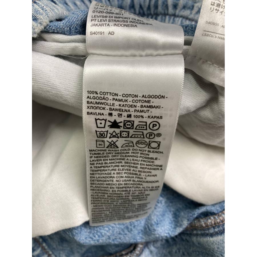 Levi's リーバイス デニムパンツ M ブルー クロップド・半端丈 ストライプ柄 ワイド・ルーズ テーパード ウエストゴム・紐 レギュラー メンズ | Levi's | 05