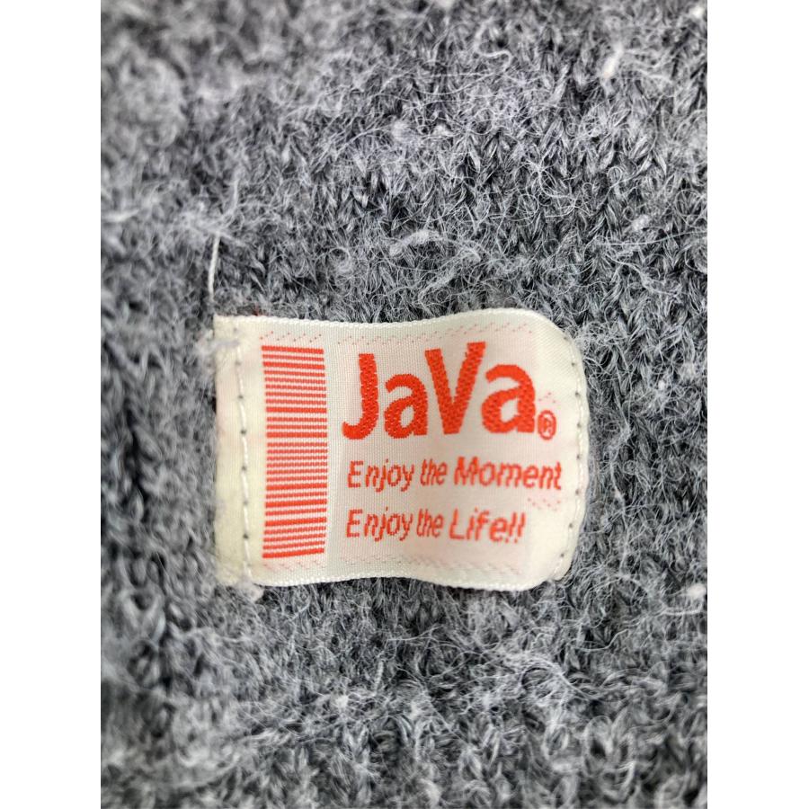 JaVa ジャバ ニット/セーター M グレー ナイロン チェック柄 ミドル丈 長袖 クルーネック(丸首) レディース |  | 02
