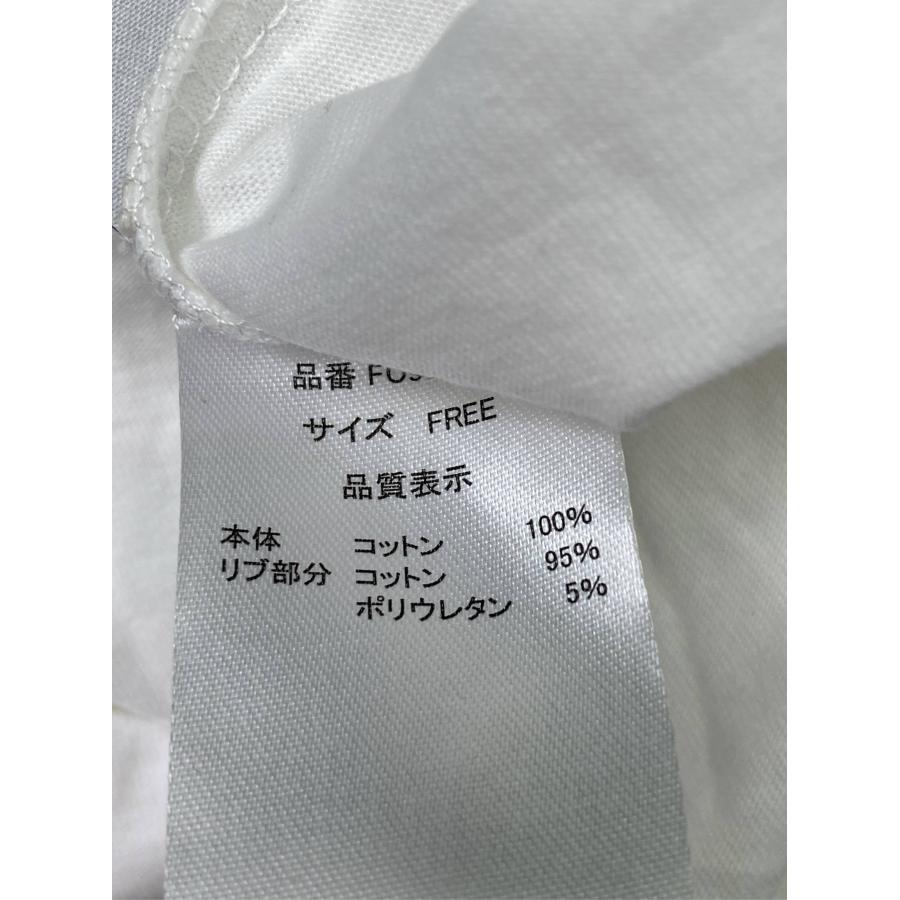forksy. フォルクシー Tシャツ/カットソー FREE ホワイト 無地 フリル リボン ミドル丈 半袖 クルーネック(丸首) レディース | forksy. | 04