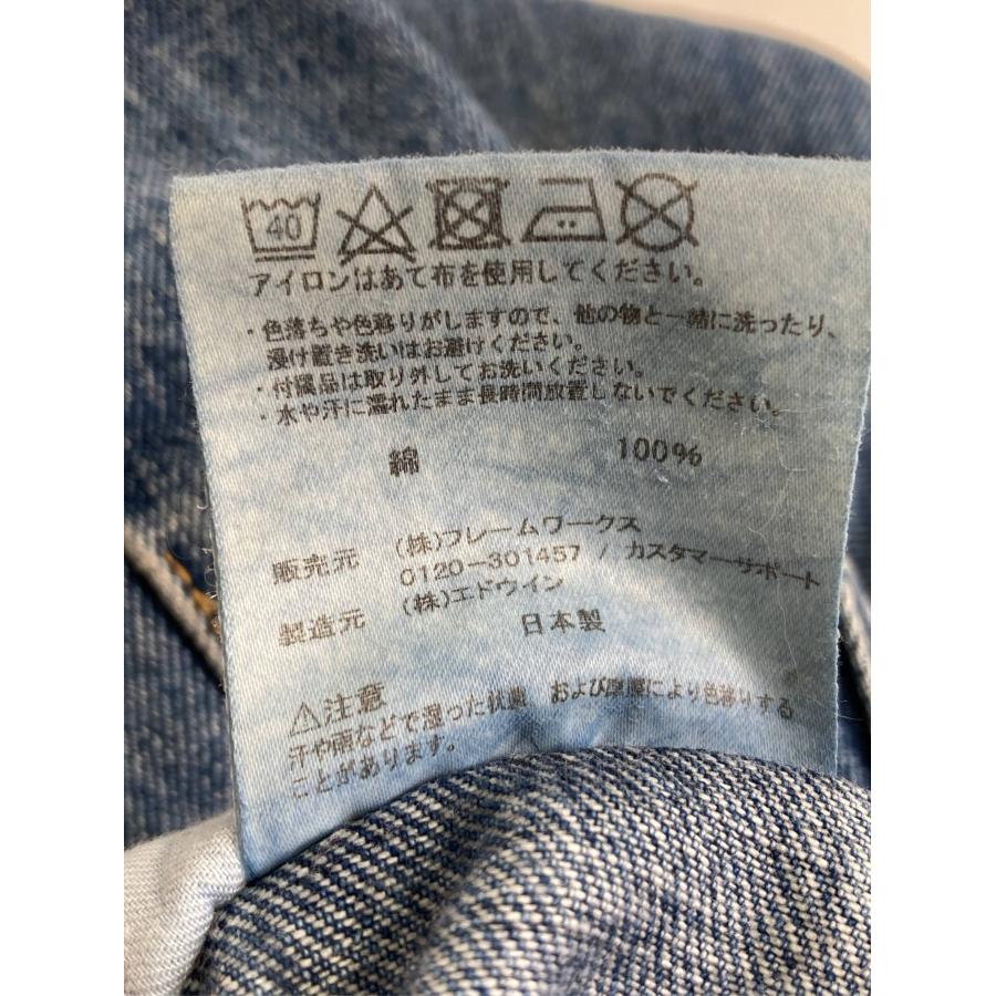 SOMETHING サムシング サロペット/オーバーオール M ブルー クロップド・半端丈 デニム コットン レディース | SOMETHING | 04