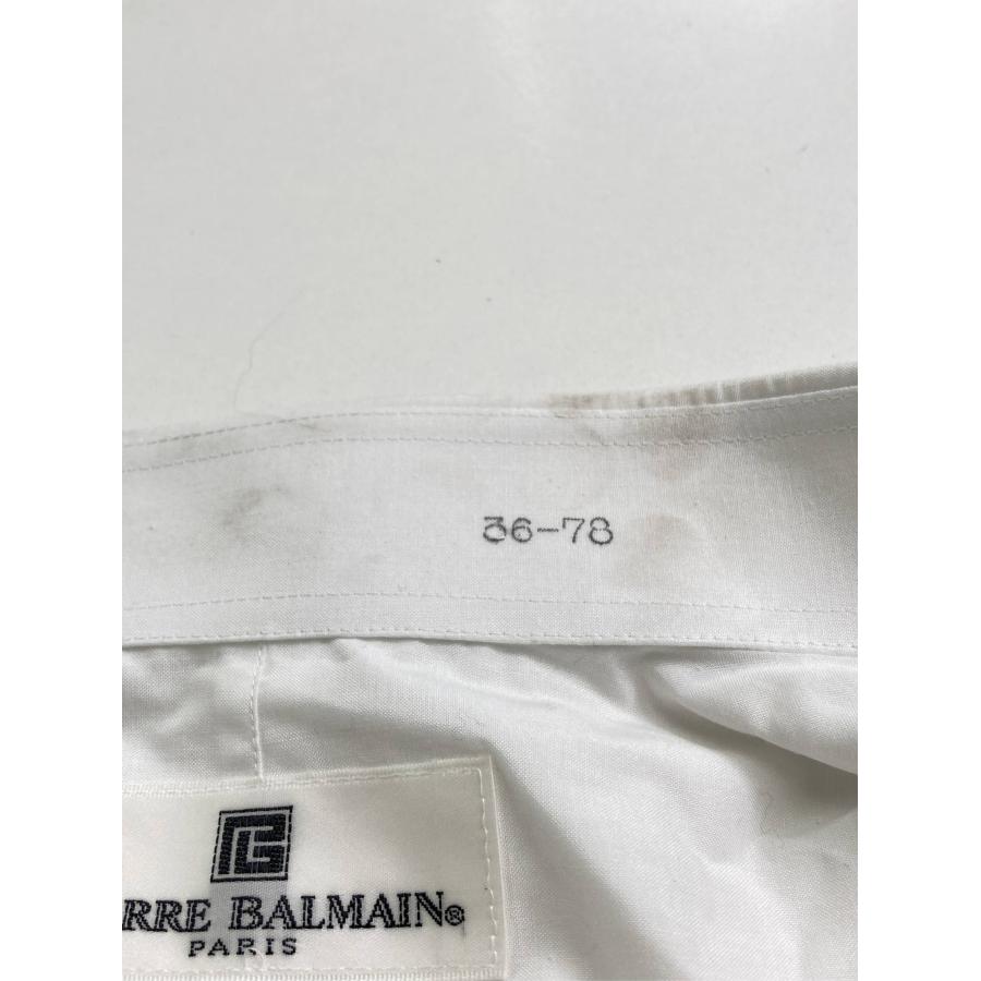 pierre balmain ピエールバルマン ビジネスシャツ 36-78 ホワイト 無地 長袖 レギュラーカラー メンズ |  | 04