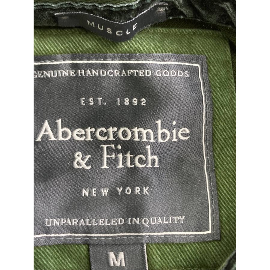 Abercrombie & Fitch アバクロンビーアンドフィッチ ポロシャツ M グリーン ボーダー柄 ワンポイント 半袖 メンズ |  | 02