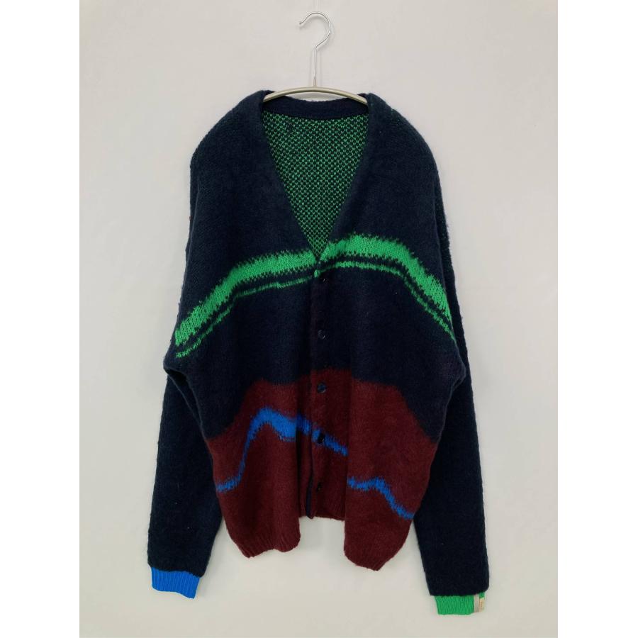 PAMM パム カーディガン/ボレロ F ネイビー ウール・ニット ミドル丈 長袖 メンズ | PAMM