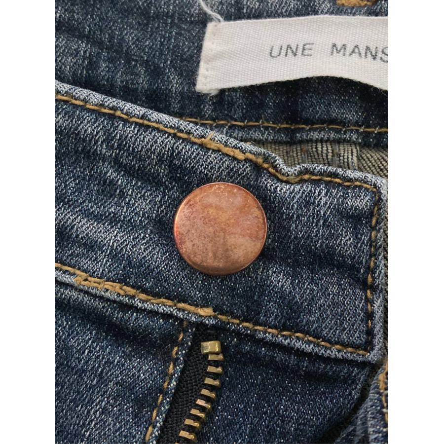 UNE MANSION ウメマンション デニムパンツ S ネイビー フルレングス 無地 スタンダード ストレート ヴィンテージ ローライズ レディース | UNE MANSION | 04