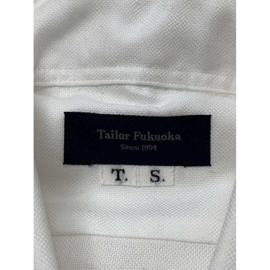 TAILOR ビジネスシャツ T.S. ホワイト コットン 無地 長袖 ボタンダウン メンズ | TAILOR | 02