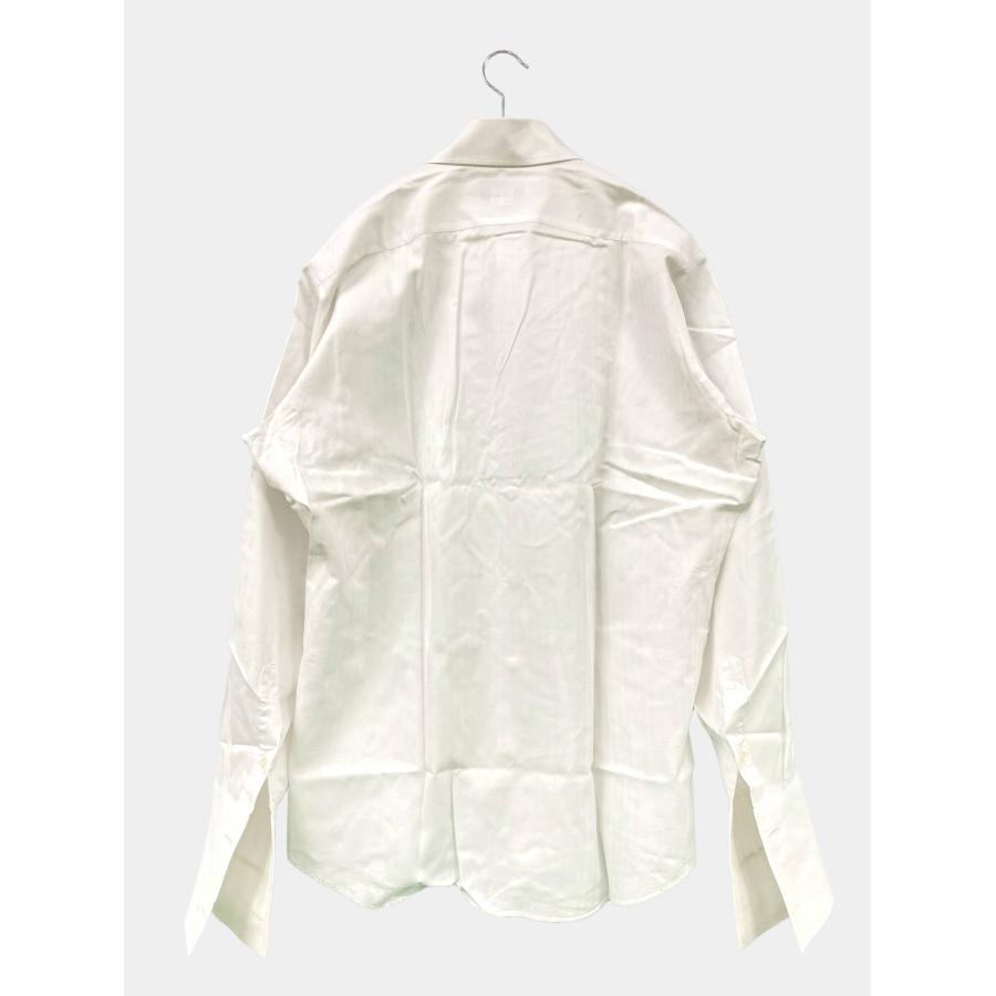 Tailor Fukuoka ビジネスシャツ T.S. ホワイト コットン 無地 長袖 ワイドカラー メンズ |  | 01
