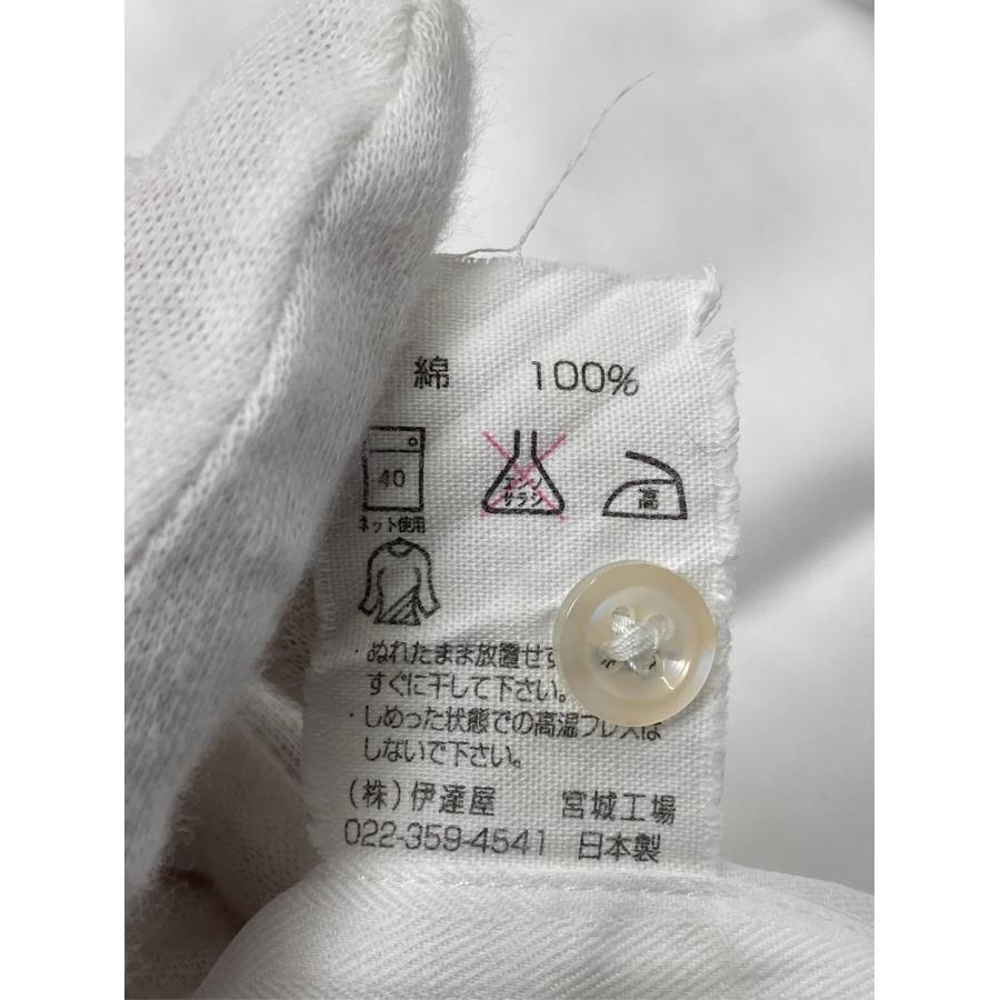 Tailor Fukuoka ビジネスシャツ T.S. ホワイト コットン 無地 長袖 ワイドカラー メンズ |  | 03