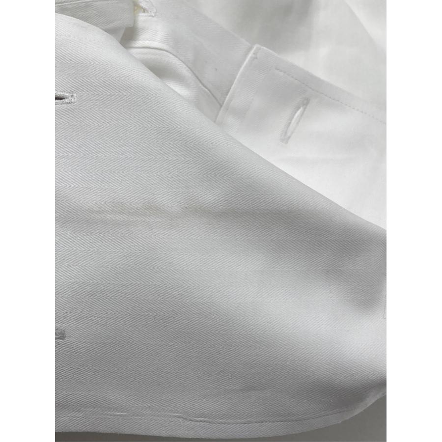Tailor Fukuoka ビジネスシャツ T.S. ホワイト コットン 無地 長袖 ワイドカラー メンズ |  | 05