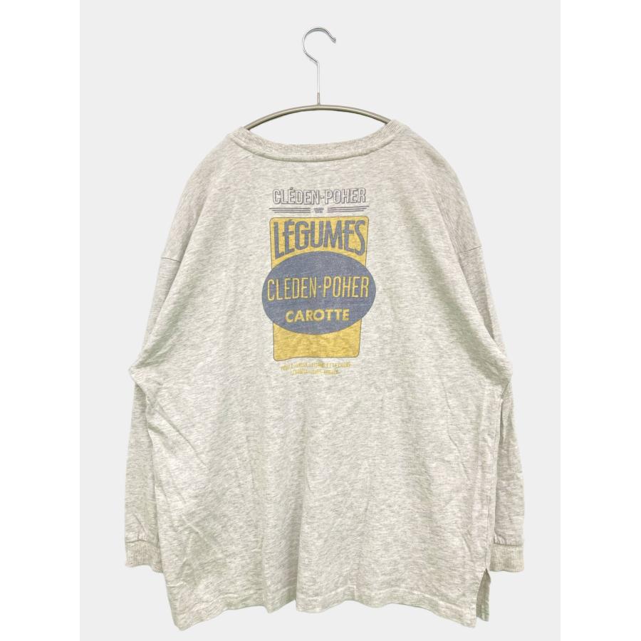 studio CLIP スタディオクリップ Tシャツ/カットソー F グレー 無地 バックプリント 前面プリント ワンポイント ミドル丈 長袖 メンズ | studio CLIP | 01