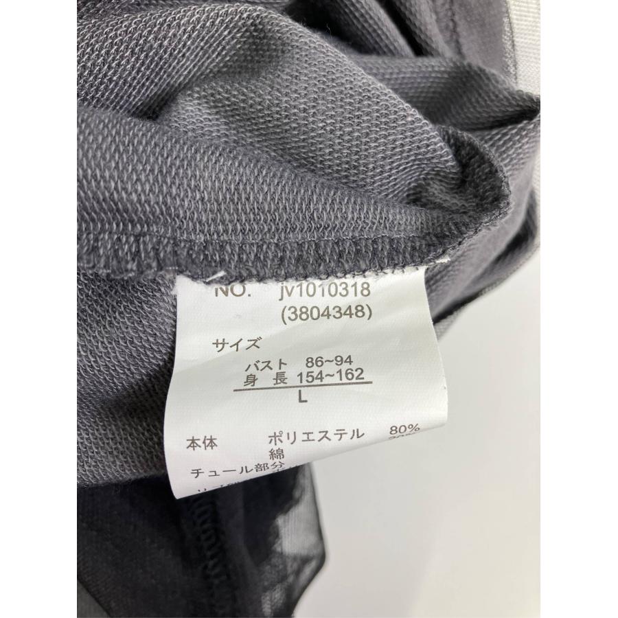 JaVa ジャバ Tシャツ/カットソー L ブラック ミドル丈 無地 長袖 クルーネック(丸首) レディース |  | 03