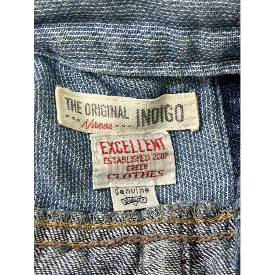 INDIGO デニムスカート F ブルー ミモレ・半端丈 フレア ウエストゴム・紐 レディース |  | 02