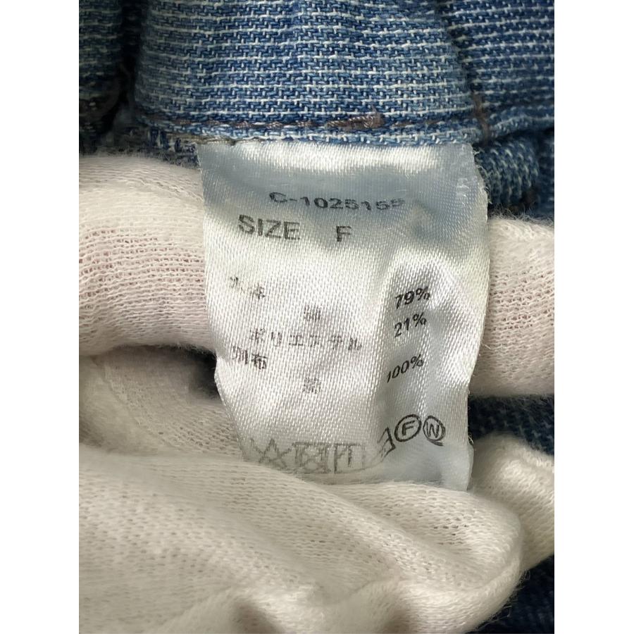INDIGO デニムスカート F ブルー ミモレ・半端丈 フレア ウエストゴム・紐 レディース |  | 03
