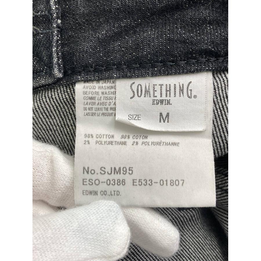 SOMETHING サムシング デニムパンツ M ネイビー フルレングス 無地 スタンダード ストレート ハイウエスト レディース | SOMETHING | 03