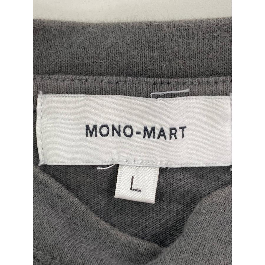 MONO-MART モノマート Tシャツ/カットソー L ブラック 前面プリント 長袖 ミドル丈 クルーネック(丸首) メンズ レディース | MONO-MART | 02