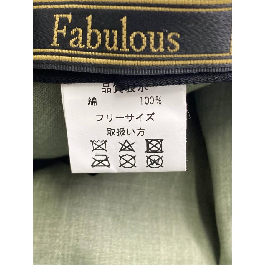Fabulous ファビュラス キャスケット フリーサイズ ブラック コットン メンズ レディース | Fabulous | 05