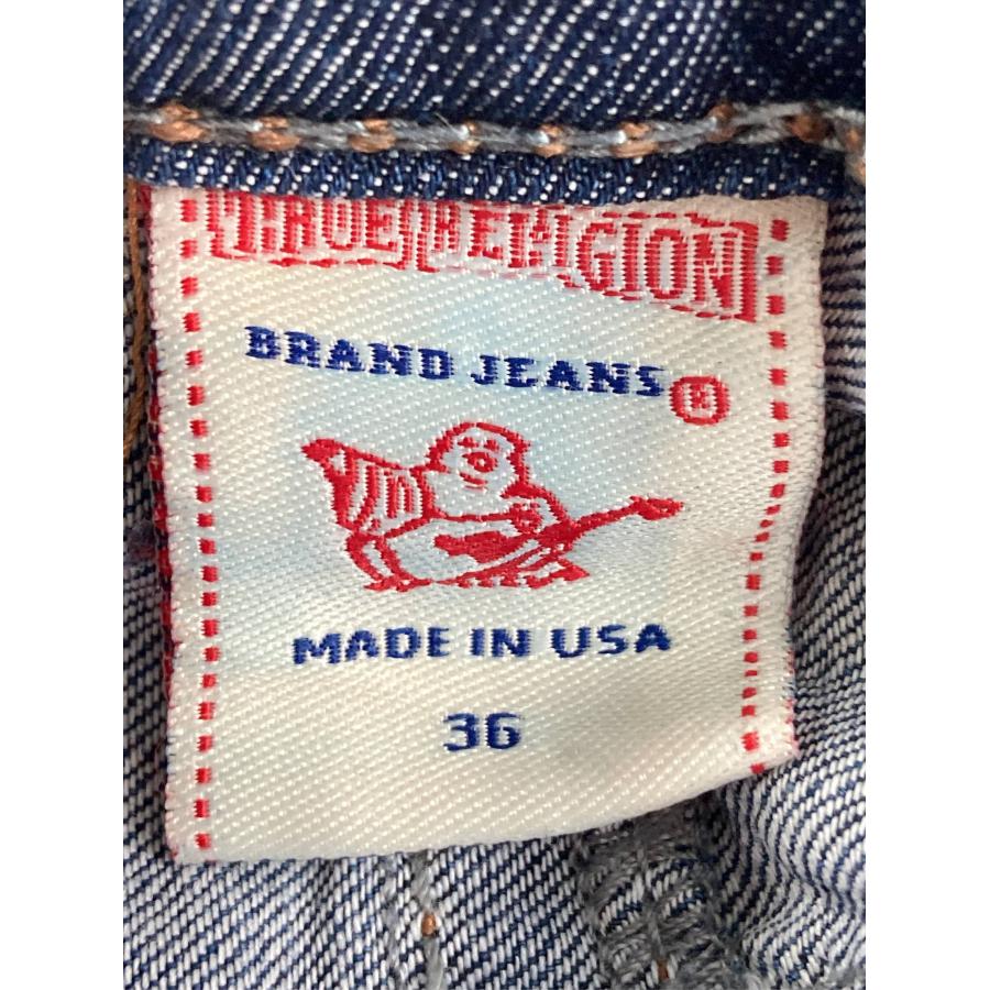 True Religion トゥルーレリジョン デニムパンツ 36 ブルー フルレングス 無地 ワンポイント 刺繍 スタンダード ストレート メンズ |  | 03