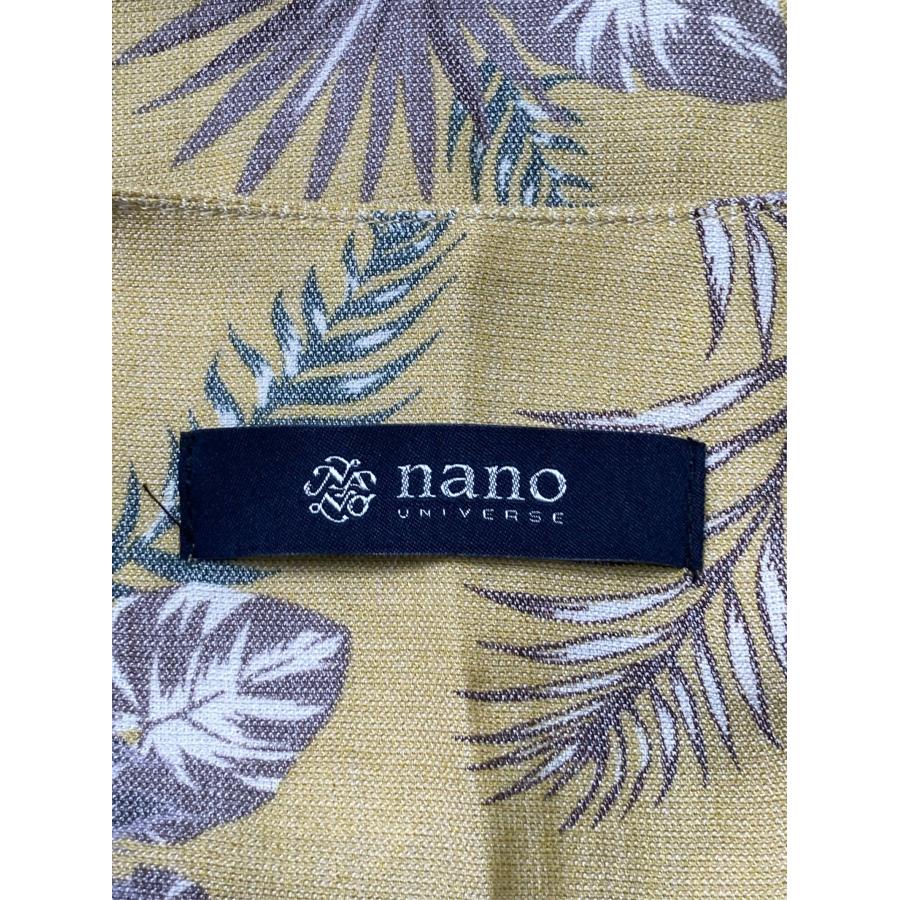 nano UNIVERSE ナノユニバース シャツ/ブラウス F イエロー その他総柄 ミドル丈 半袖 オープンカラー レディース |  | 02