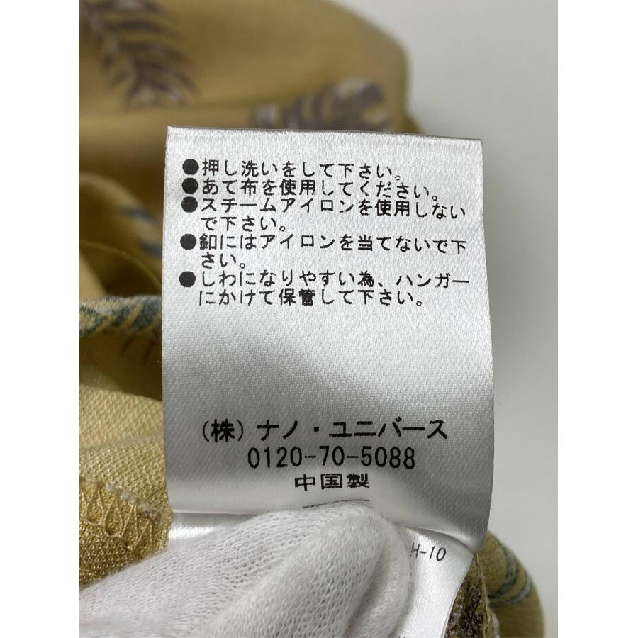 nano UNIVERSE ナノユニバース シャツ/ブラウス F イエロー その他総柄 ミドル丈 半袖 オープンカラー レディース |  | 04
