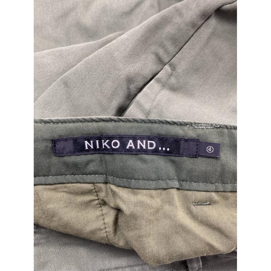 niko and ... ニコアンド チノパンツ 4 グリーン フルレングス コットン 無地 スタンダード ストレート レギュラー メンズ |  | 03