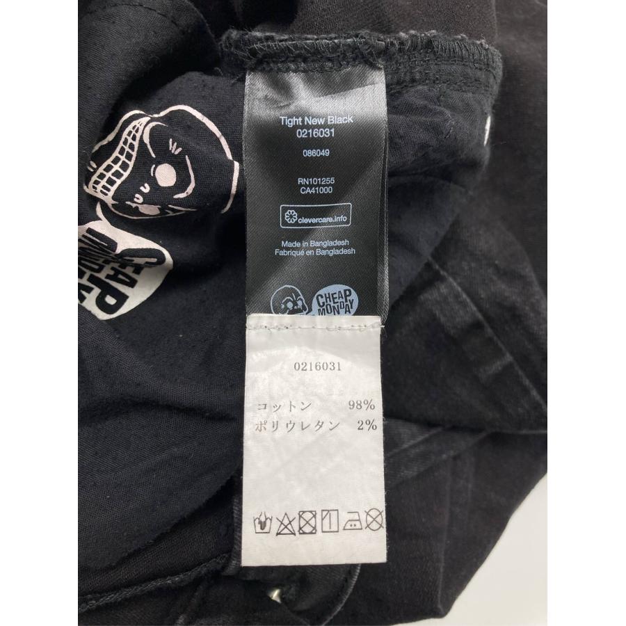 cheap monday デニムパンツ ブラック フルレングス 無地 ワンポイント スキニー・タイト テーパード ローライズ ヴィンテージ メンズ |  | 03