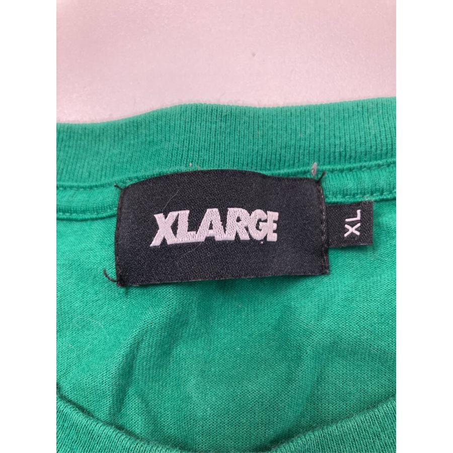 XLARGE エクストララージ Tシャツ/カットソー XL グリーン 無地 前面プリント ワンポイント ミドル丈 長袖 クルーネック(丸首) メンズ | XLARGE | 02