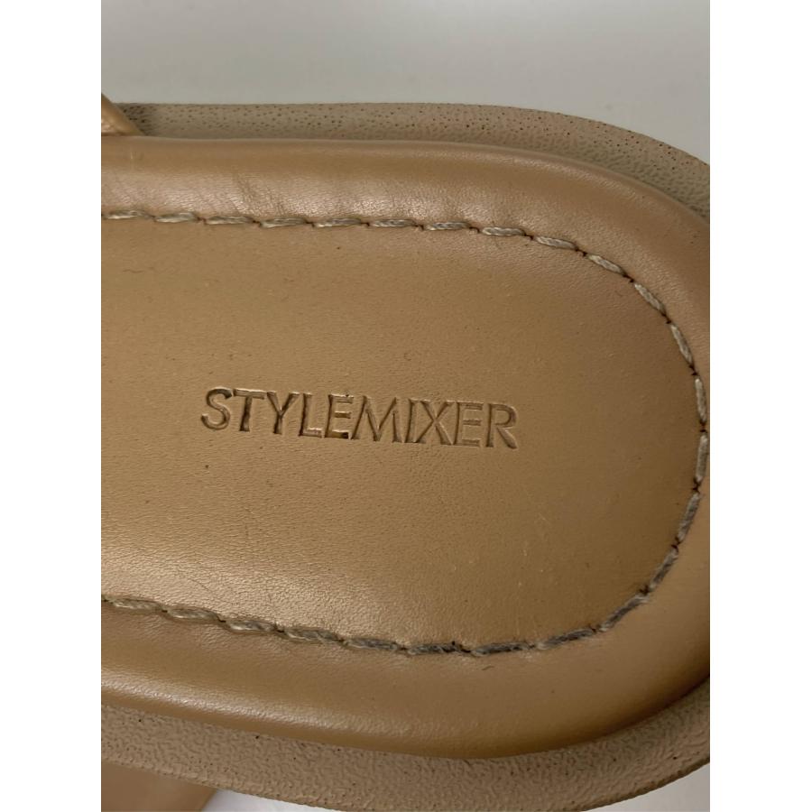 STYLEMIXER スタイルミキサー サンダル L ベージュ 合成皮革/人工皮革 無地 フラット ビーチサンダル レディース | STYLEMIXER | 06