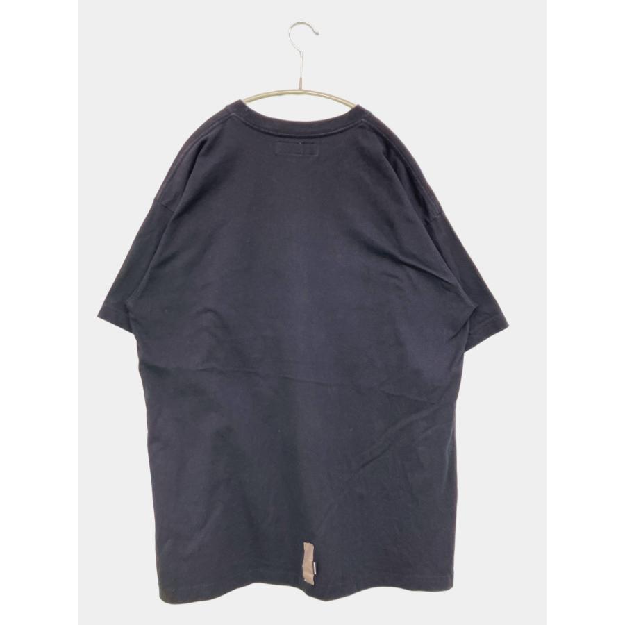 CHARI&CO Tシャツ/カットソー XL ブラック 無地 前面プリント ミドル丈 半袖 クルーネック(丸首) メンズ | CHARI&CO | 01