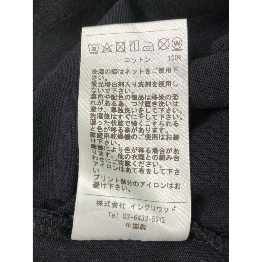 CHARI&CO Tシャツ/カットソー XL ブラック 無地 前面プリント ミドル丈 半袖 クルーネック(丸首) メンズ | CHARI&CO | 04