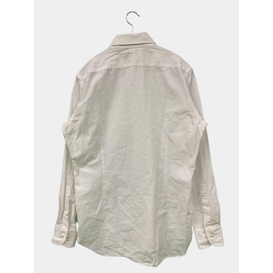 AZABU THE CUSTOM SHIRT ビジネスシャツ 40 ホワイト コットン 無地 長袖 レギュラーカラー メンズ |  | 01