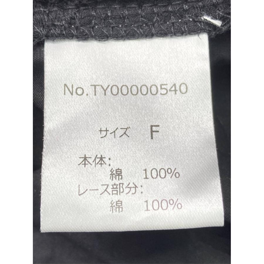 THE YON ザヨン シャツ/ブラウス F ブラック コットン 無地 ショート丈 レギュラーカラー 袖なし レディース |  | 03