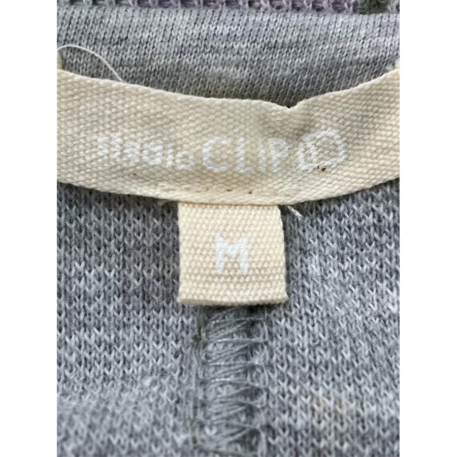 studio CLIP スタディオクリップ Tシャツ/カットソー M グレー 花柄・ボタニカル柄 ミドル丈 クルーネック(丸首) 長袖 レディース | studio CLIP | 03