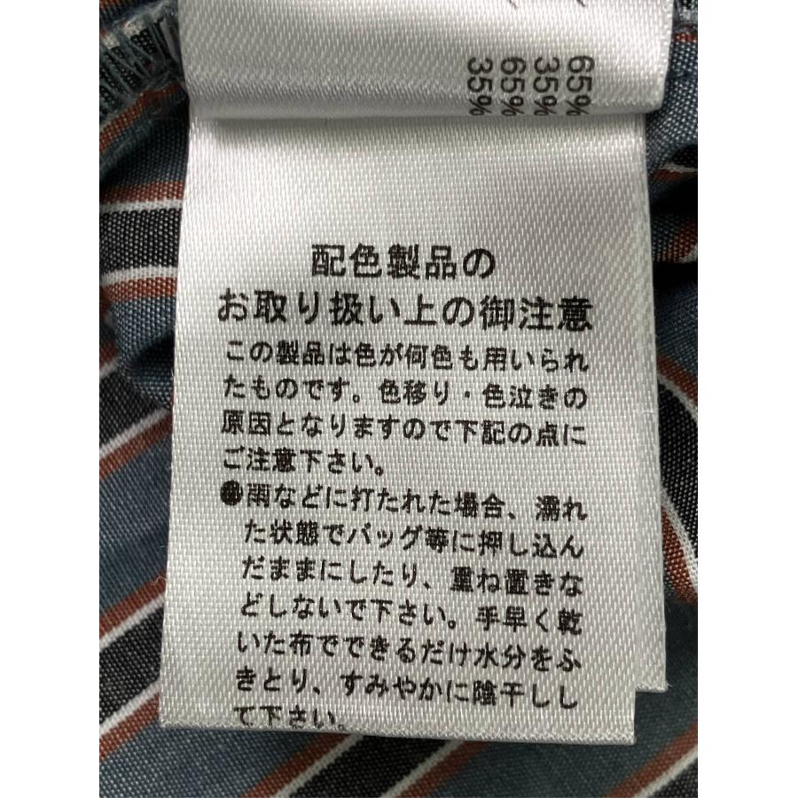 JaVa ジャバ シャツ/ブラウス XL グレー コットン ストライプ柄 ミドル丈 長袖 スタンドカラー レディース |  | 05