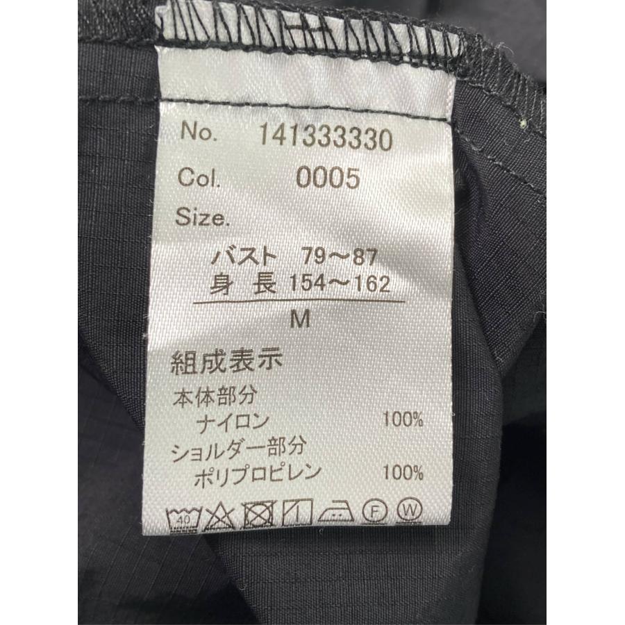 ジャンパースカート M ブラック ナイロン 無地 ロング・マキシ丈 台形 レディース |  | 02